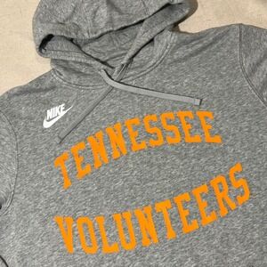 Nike Tennessee Volunteers Hoodie NCAA College Pullover Sweatshirt Gray Medium